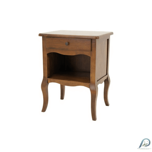 MD8903 Bedside Table โต๊ะข้างเตียงไม้แท้ 1 ลิ้นชัก Florence Collection
