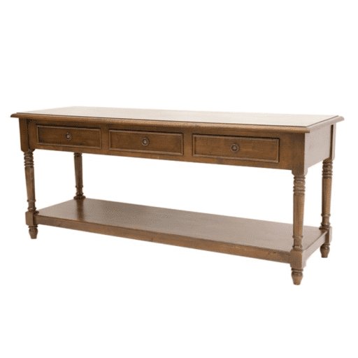 MD8911 TV Cabinet ตู้วางทีวีไม้แท้ 3 ลิ้นชัก Paris Collection