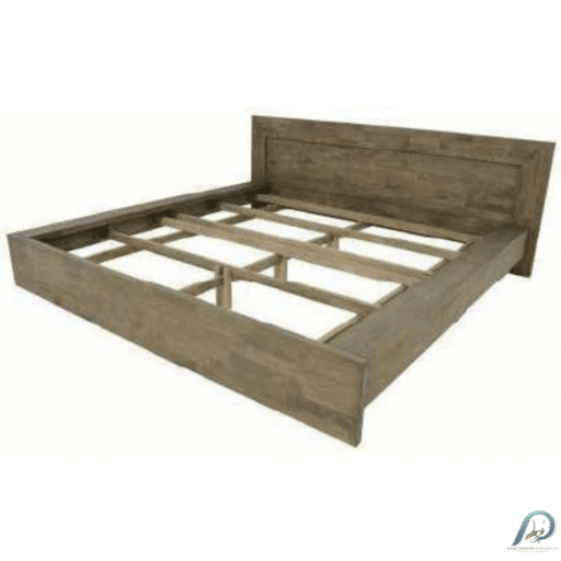 MD8922KT Bed เตียงนอนไม้แท้ King Size ดีไซน์โมเดิร์นลอฟท์ แข็งแรงทนทาน