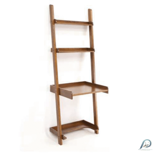 MD8962KD Bookshelf Desk Ladder โต๊ะทำงานชั้นบันไดไม้แท้ ดีไซน์มินิมอล