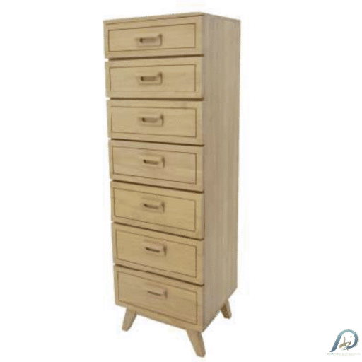 MD8984KD Tallboy Chest of 7 Drawers Real Wood – ตู้ลิ้นชักไม้แท้ 7 ชั้น