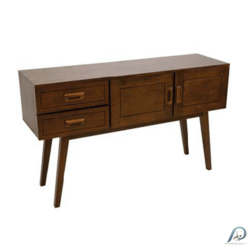 MD8991KD Console Table Real Wood – โต๊ะคอนโซลไม้แท้ 2 บานเปิด 2 ลิ้นชัก