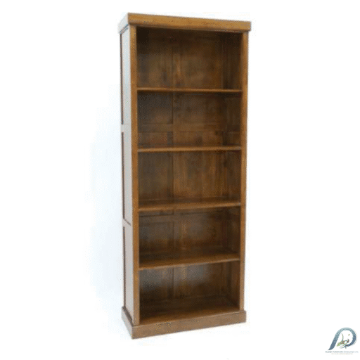 MD9006 Bookshelf – ชั้นวางหนังสือไม้แท้ทรงสูง สไตล์คราฟต์