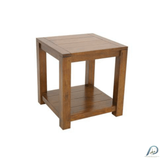 MD9025 Sofa Corner Table – โต๊ะข้างโซฟาไม้แท้