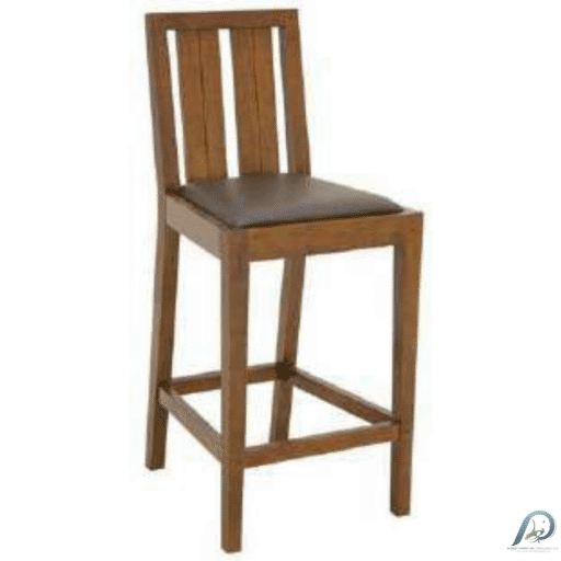 MD9032 Bar Stool เก้าอี้บาร์ไม้แท้ 100% เบาะบุนุ่มนั่งสบาย ดีไซน์โมเดิร์นคลาสสิก