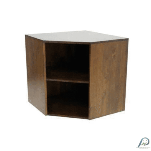 MD9056 Solid Wood Corner Wall Shelf – ชั้นวางของติดผนังเข้ามุมไม้แท้