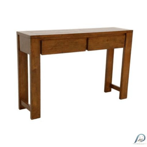 MD9063 Solid Wood Console Table – โต๊ะคอนโซลไม้แท้ 2 ลิ้นชัก