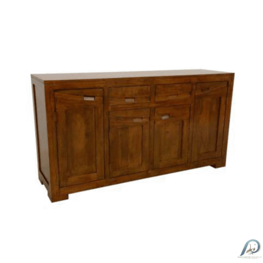 MD9110-1 Solid Wood Sideboard 4 Doors 2 Drawers – ตู้ไซด์บอร์ดไม้แท้ ขนาดยาว 160 ซม.
