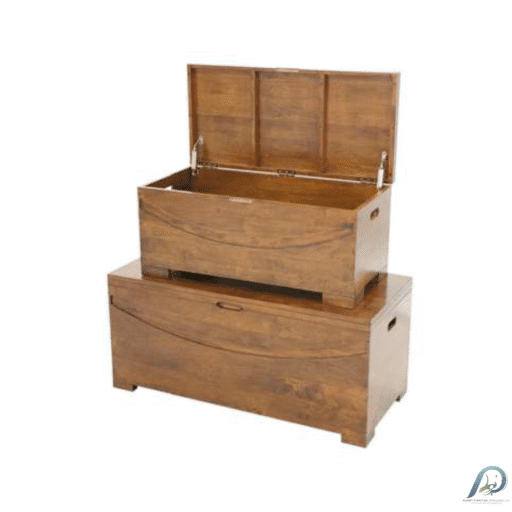 MD9115 Set of 2 Solid Wood Storage Chests – เซ็ตหีบไม้แท้อเนกประสงค์ 2 ใบ