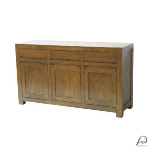 MD9126 Solid Wood Dresser Sideboard 3 Doors 3 Drawers – ตู้ลิ้นชักไซด์บอร์ดไม้แท้ 150 ซม.