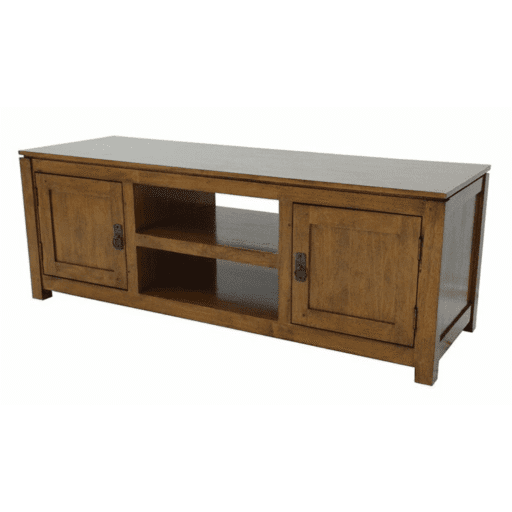 MD9143 TV Furniture 2DRS ชั้นวางทีวีไม้แท้มินิมอล