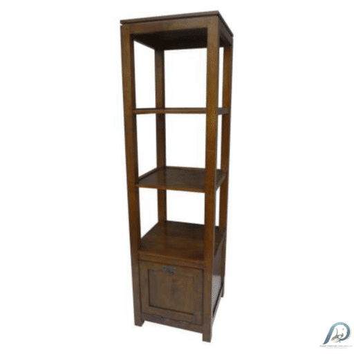 MD9144 Column 1DR ตู้เก็บของทรงสูงไม้แท้ 1 บานเปิด