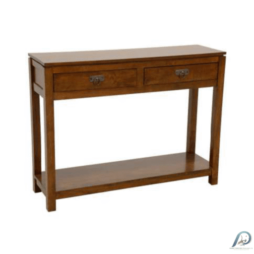 MD9159 Console Table โต๊ะคอนโซลไม้แท้ 2 ลิ้นชัก