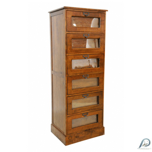 MD9168 Chest of 6 Drawers ตู้ลิ้นชักไม้แท้ทรงสูง 6 ชั้น