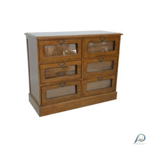 MD9169 Chest of 6 Drawers ตู้ลิ้นชักไม้แท้ 6 ช่อง
