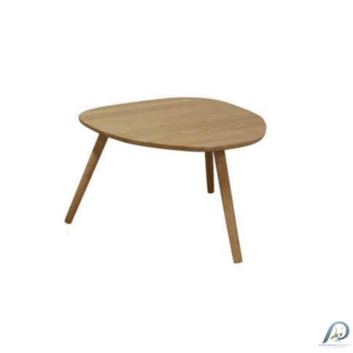 MD9211KD Oval Low Table โต๊ะกลางไม้แท้ทรงโค้งมน