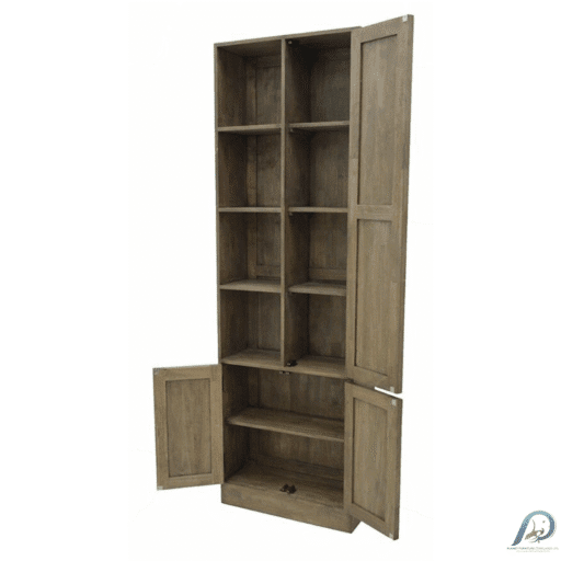 MD9222 Bathroom Locker 3 Doors – ตู้เก็บของห้องน้ำไม้แท้ 3 ประตู ทรงสูง