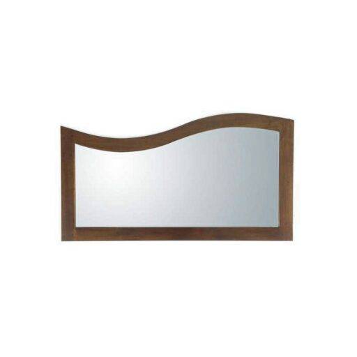 Mirror Waves DC5038 – กระจกติดผนังไม้แท้ ดีไซน์คลื่นหรู