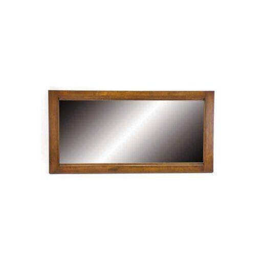 Mirror DC5055 – กระจกติดผนังไม้แท้ แนวนอน ขนาดใหญ่