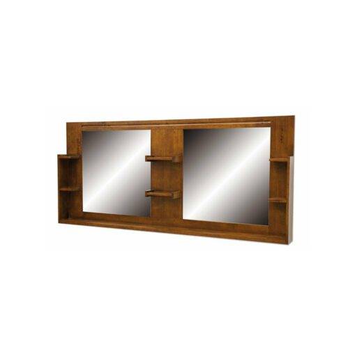 Mirror DC5061 – กระจกติดผนังไม้แท้ ขนาดใหญ่ กรอบหนาพิเศษ