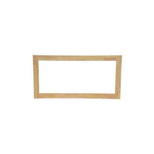 Mirror DC5085 – กระจกติดผนังไม้แท้ แนวนอน