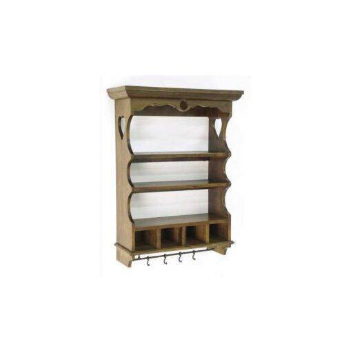 Kitchen Rack DR2011 – ชั้นวางไม้แท้ 4 ลิ้นชัก