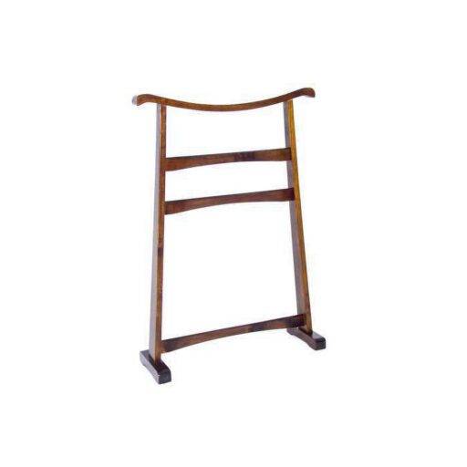 Towel Support DR2034 – ชั้นแขวนผ้าไม้แท้ ทรงสูง