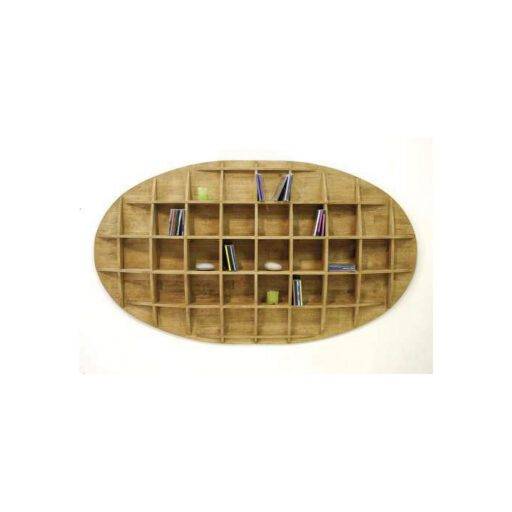 Wall Shelf DR2085 – ชั้นวางไม้แท้ทรงยาว