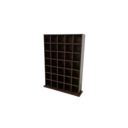 CD Rack DR2135 – ชั้นวางไม้แท้ทรงสูง