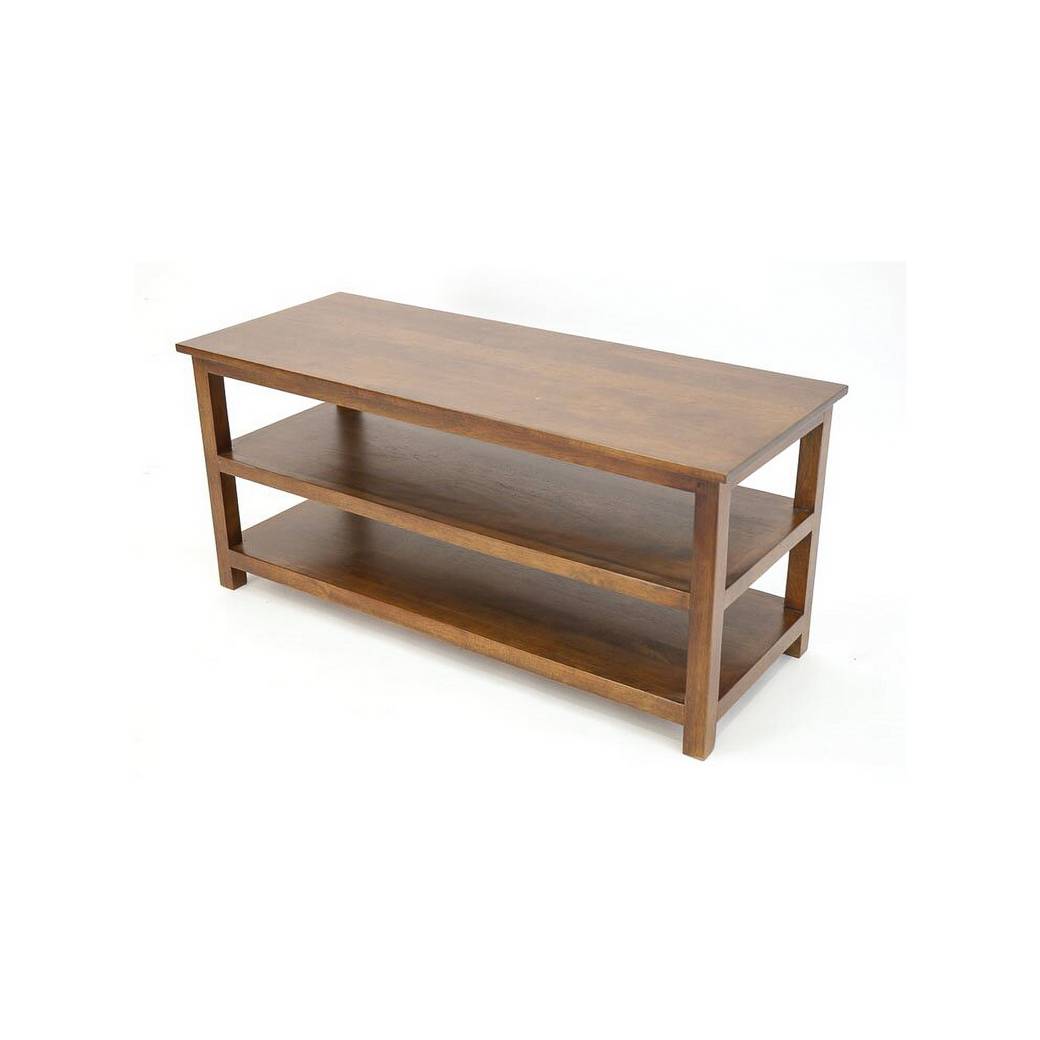 Console Table DR7006 - โต๊ะคอนโซลไม้แท้ ดีไซน์มินิมอล