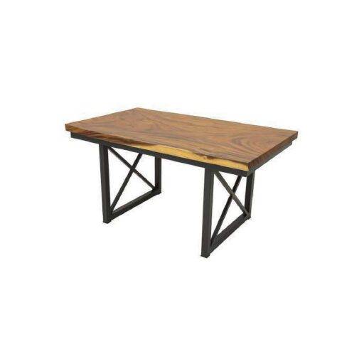 Dining Table MD6012KD – โต๊ะอาหารไม้แท้ดีไซน์มินิมอล