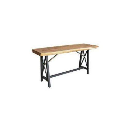 Bar Table MD6015KD-1 – โต๊ะบาร์ไม้แท้ดีไซน์มินิมอล