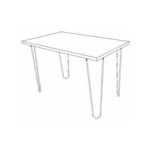 Dining Table MD7043 – โต๊ะอาหารไม้แท้ดีไซน์มินิมอล